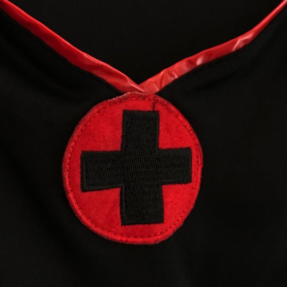 Leg Avenue - Sexy Nurse Dress with Vinyl Details - Picture 7 of 14